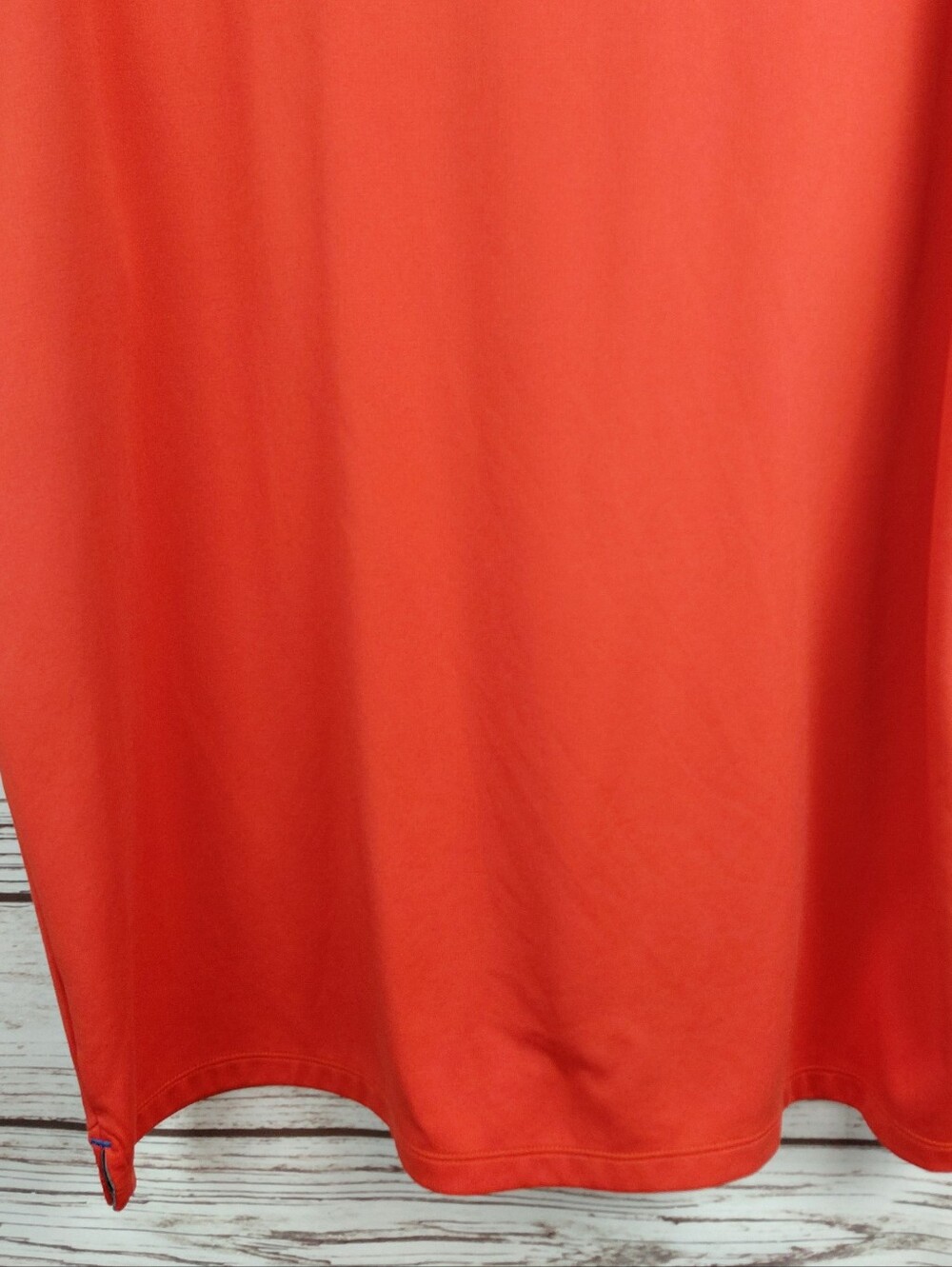 Twillory Mens 2XL Orange/Navy Short Sleeve Athletic Preformance Polo Shirt - Picture 9 of 9
